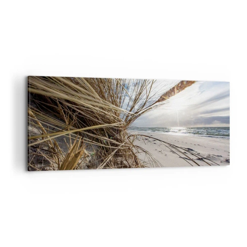 Obraz na plátne - Stretnutie živlov - 100x40 cm