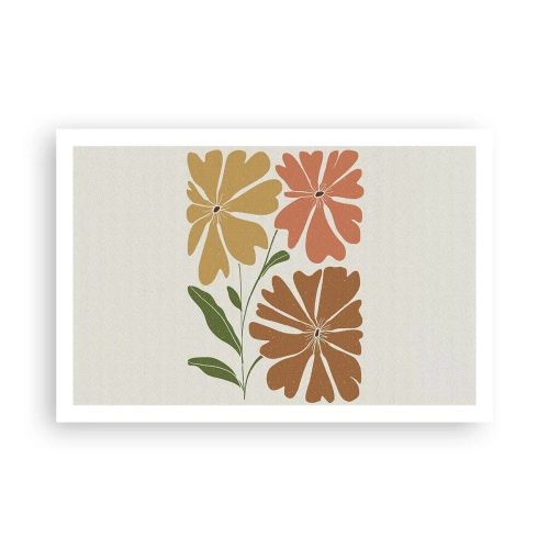 Plagát - Príroda a geometria - 91x61 cm