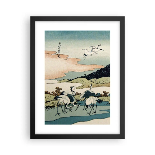 Plagát v čiernom ráme - V japonskom duchu - 30x40 cm
