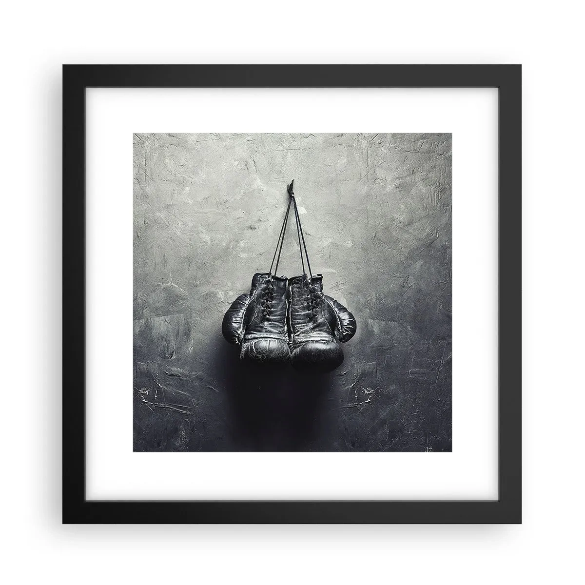 Plagát v čiernom ráme - Čas boja a čas mieru - 30x30 cm