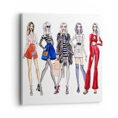 Obraz na plátne - Every week Fashion Week - 30x30 cm