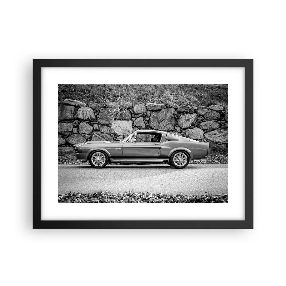 Plagát v čiernom ráme - Legenda 60. rokov - 40x30 cm