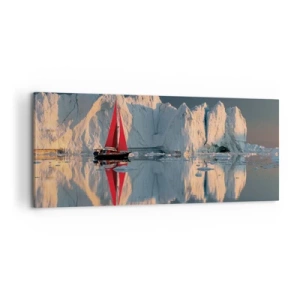 Obraz na plátne - Na okraji sveta - 100x40 cm