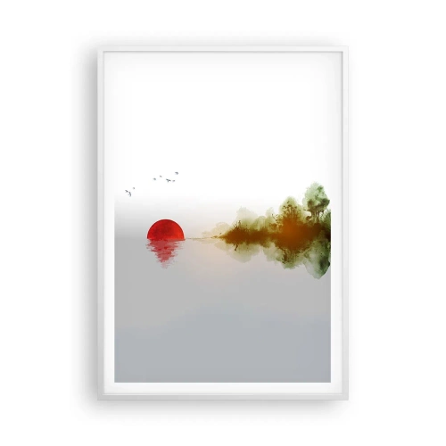 Plagát v bielom ráme - Prísľub pokoja - 70x100 cm