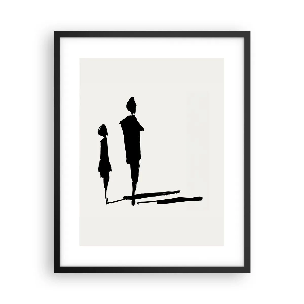 Plagát v čiernom ráme - Určite spolu? - 40x50 cm