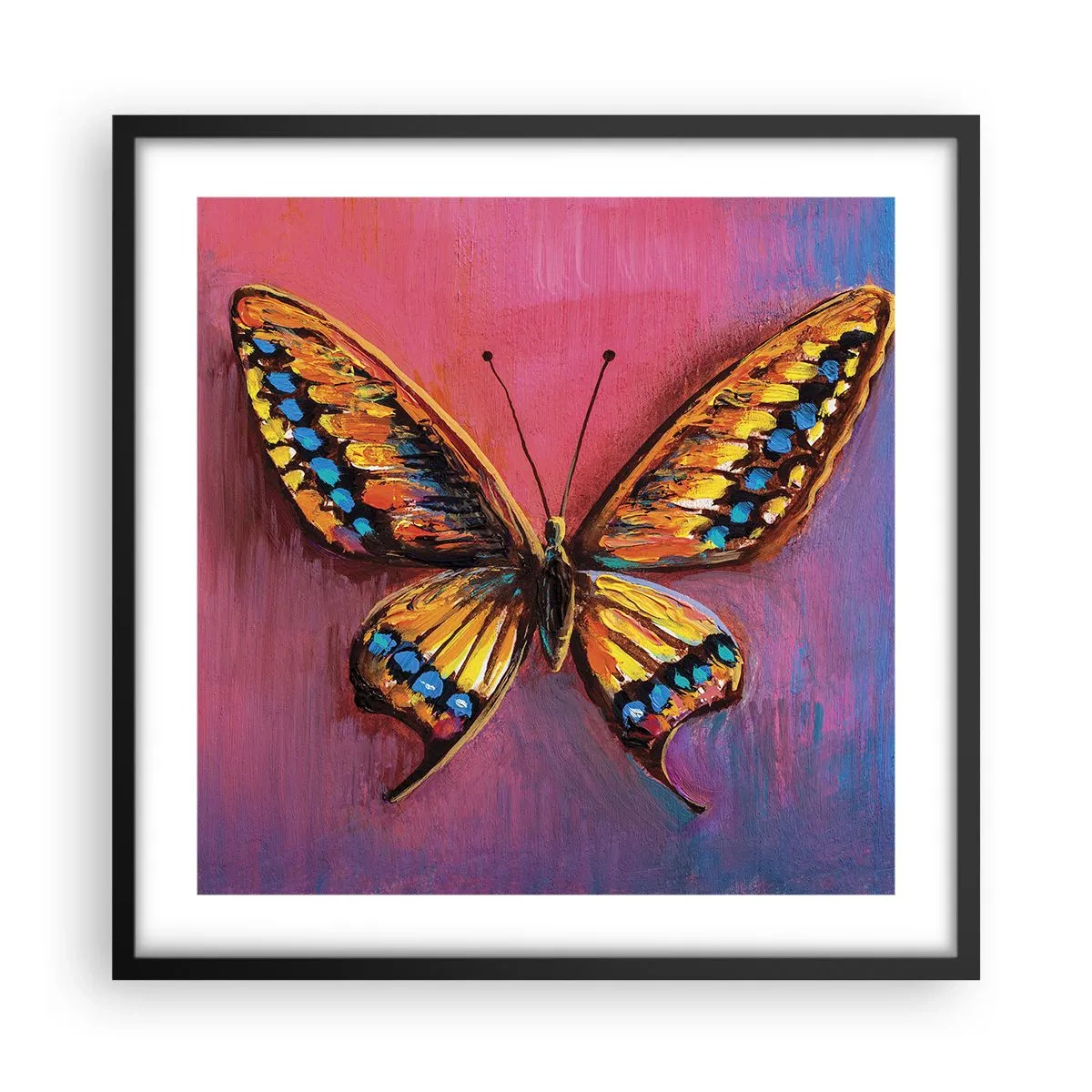 Plagát v čiernom ráme - Klenot prírody - 50x50 cm
