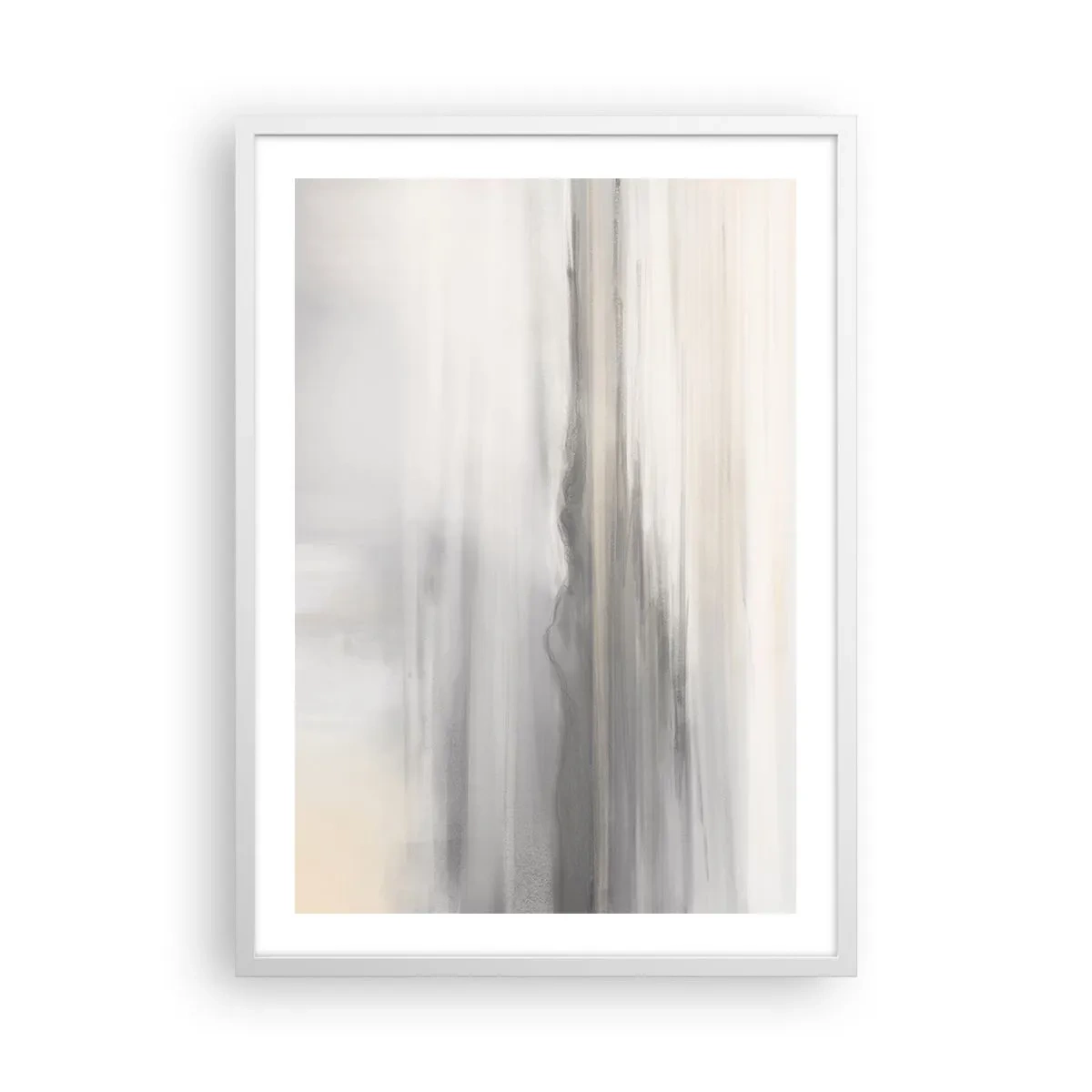 Plagát v bielom ráme - Zamyslená diaľka - 50x70 cm