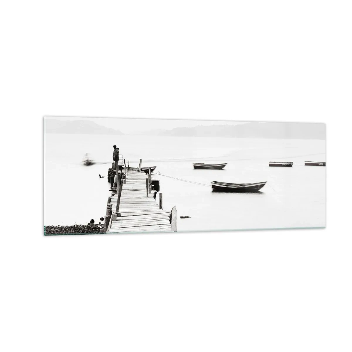 Obraz na skle - Pri tichej a čistej vode - 140x50 cm