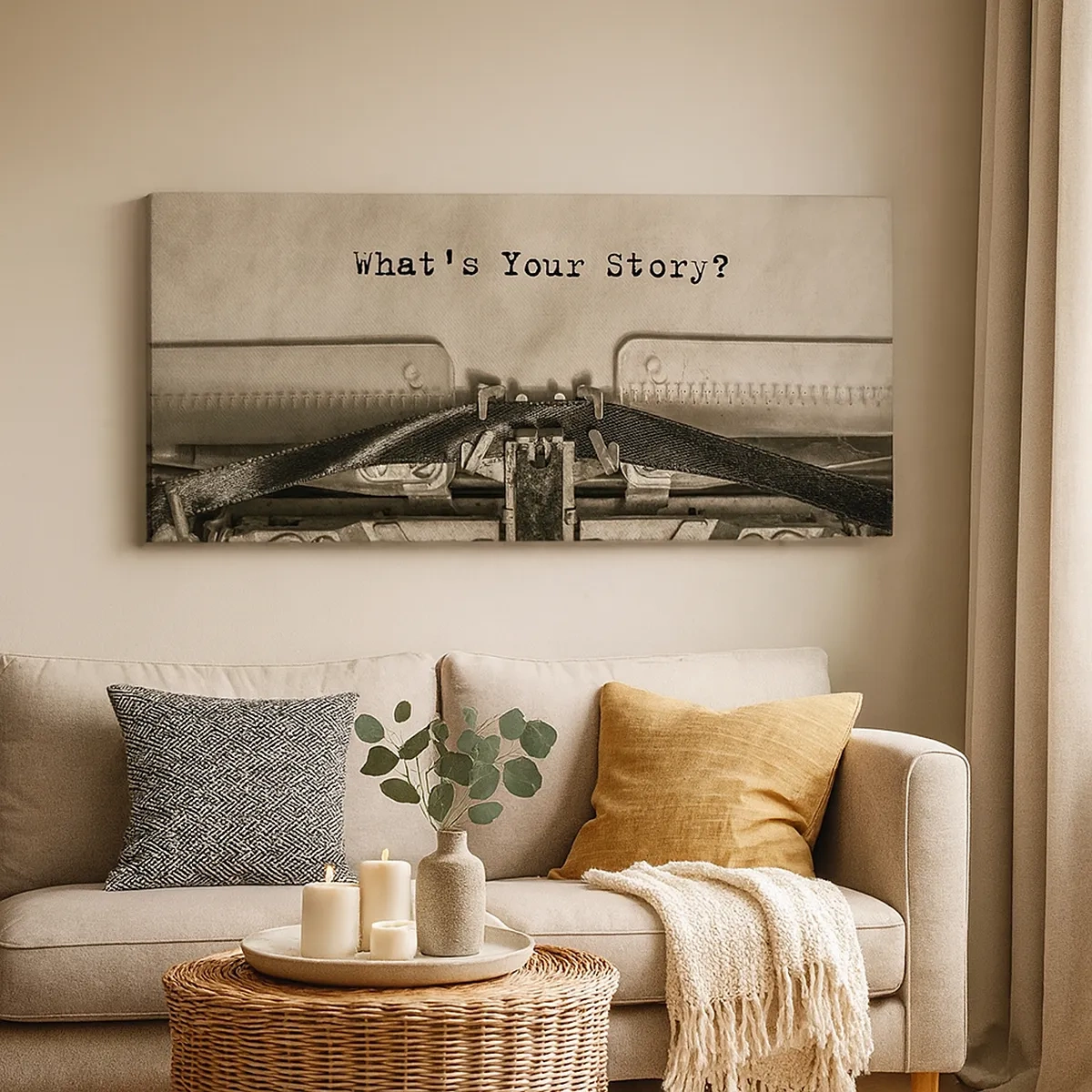 Obraz na plátne - Povedz mi - 30x30 cm