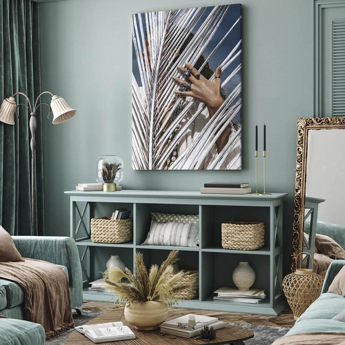 Obraz na plátne - Šamanové dievča? - 45x80 cm