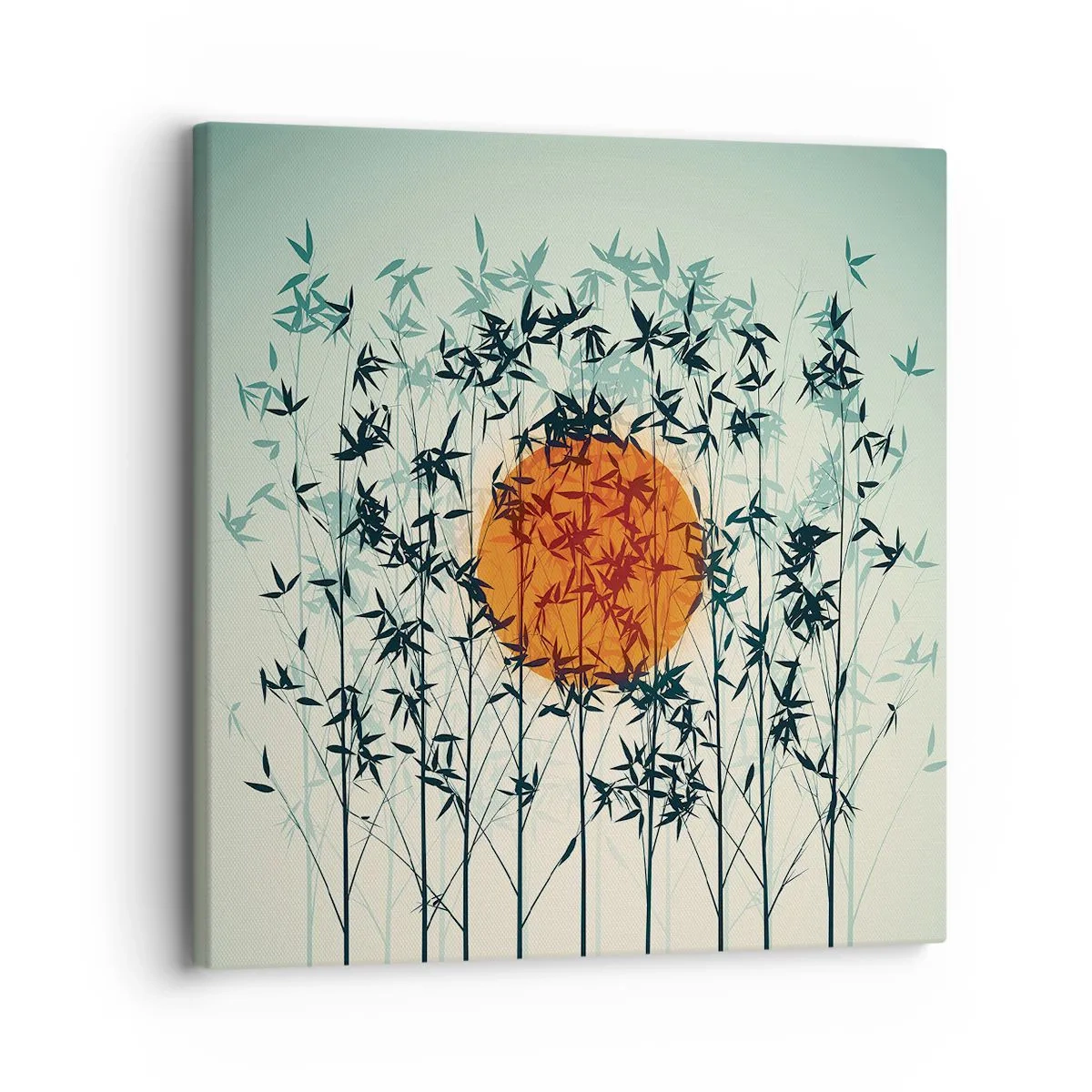 Obraz na plátne - Japonské slnko - 30x30 cm