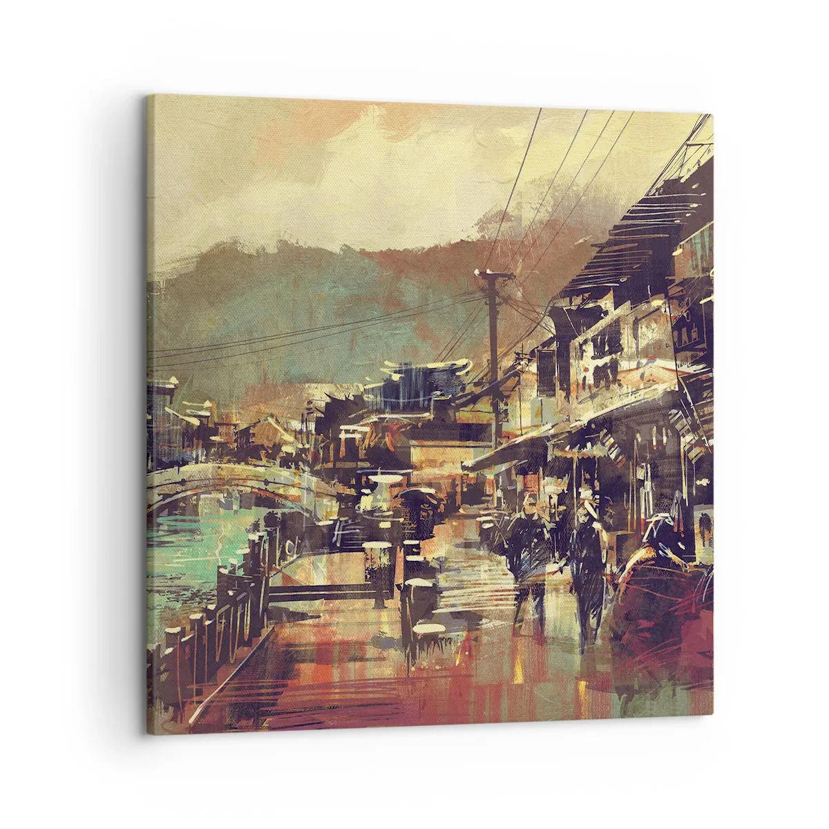 Obraz na plátne - Život ako bohatstvo šedej - 50x50 cm