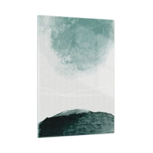 Obraz na skle - Stretnutie s hmlou - 50x70 cm