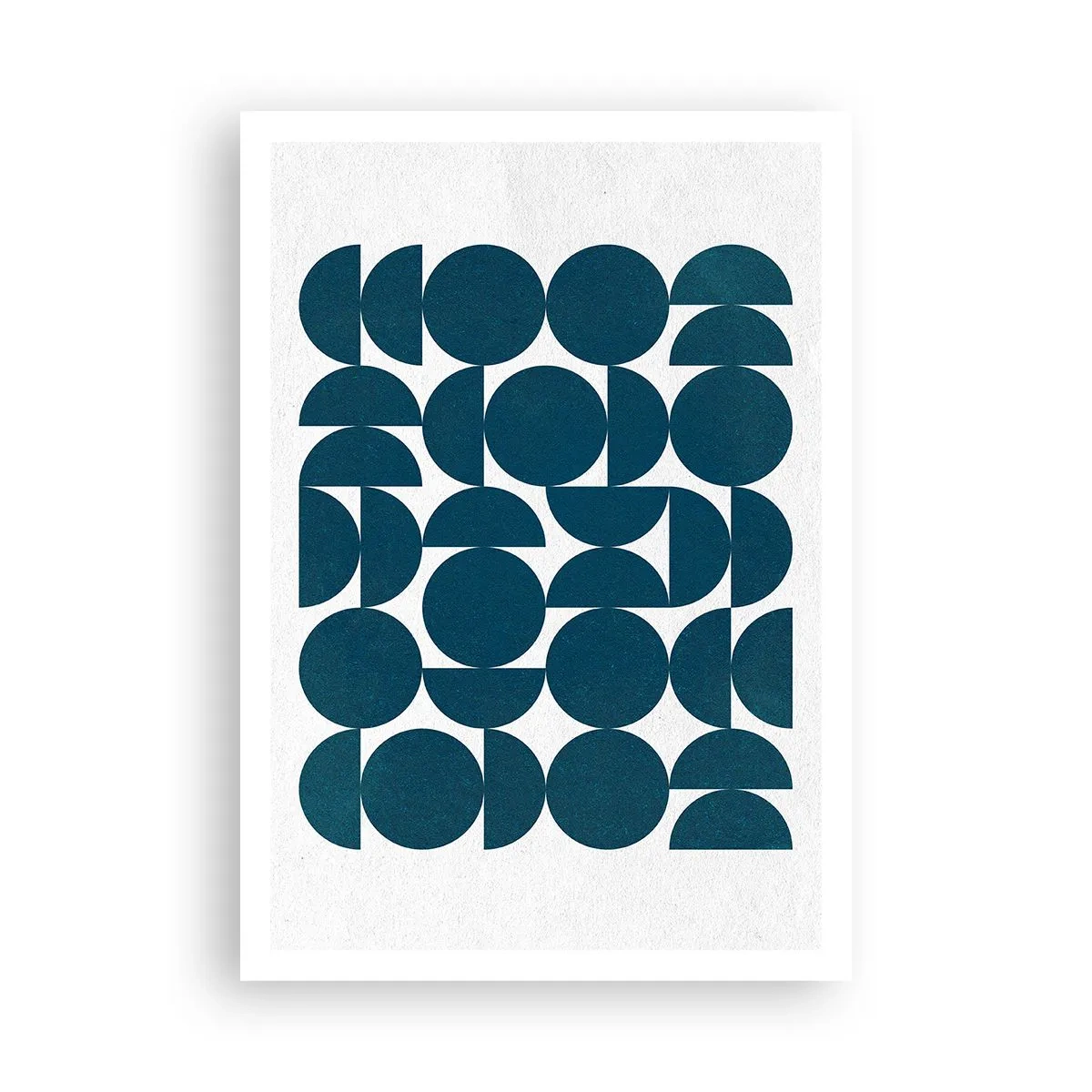 Plagát - Kruhy a polkruhy - 70x100 cm