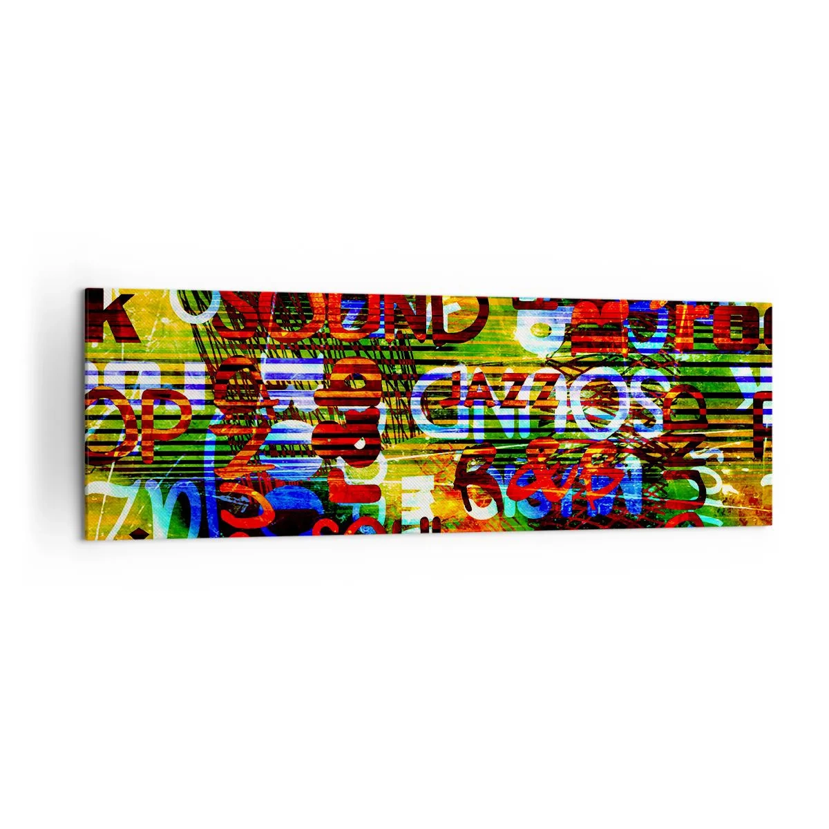Obraz na plátne - Všetky farby tónu - 160x50 cm