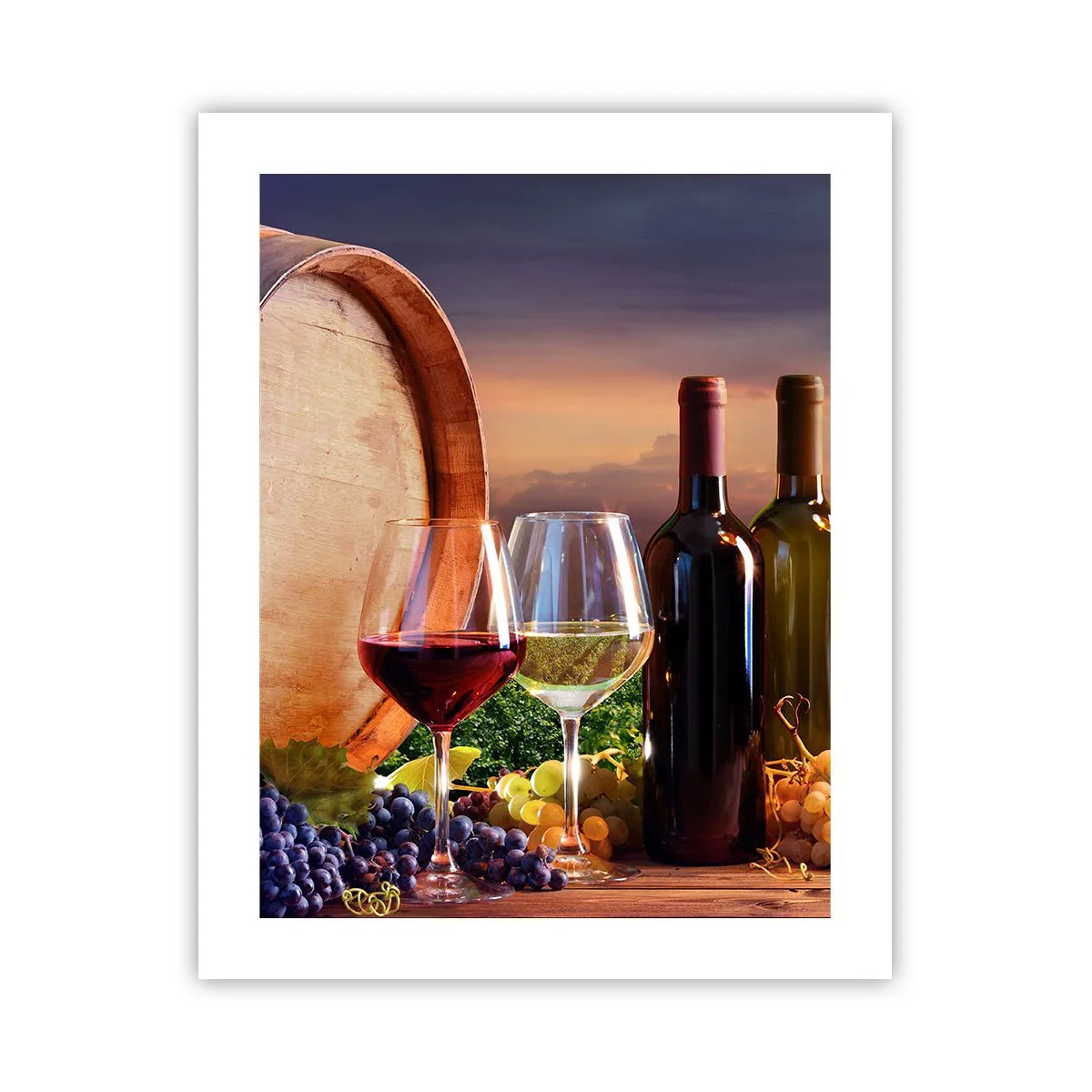 Plagát - Tu má život chuť - 40x50 cm