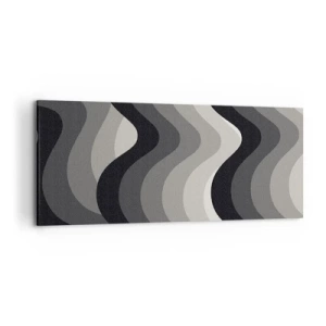 Obraz na plátne - Vlna za vlnou - 120x50 cm
