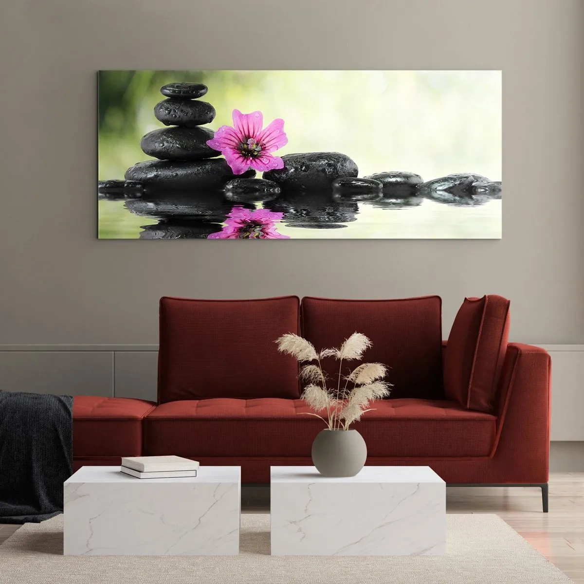 Obraz na skle - Čas pre dušu - 120x50 cm