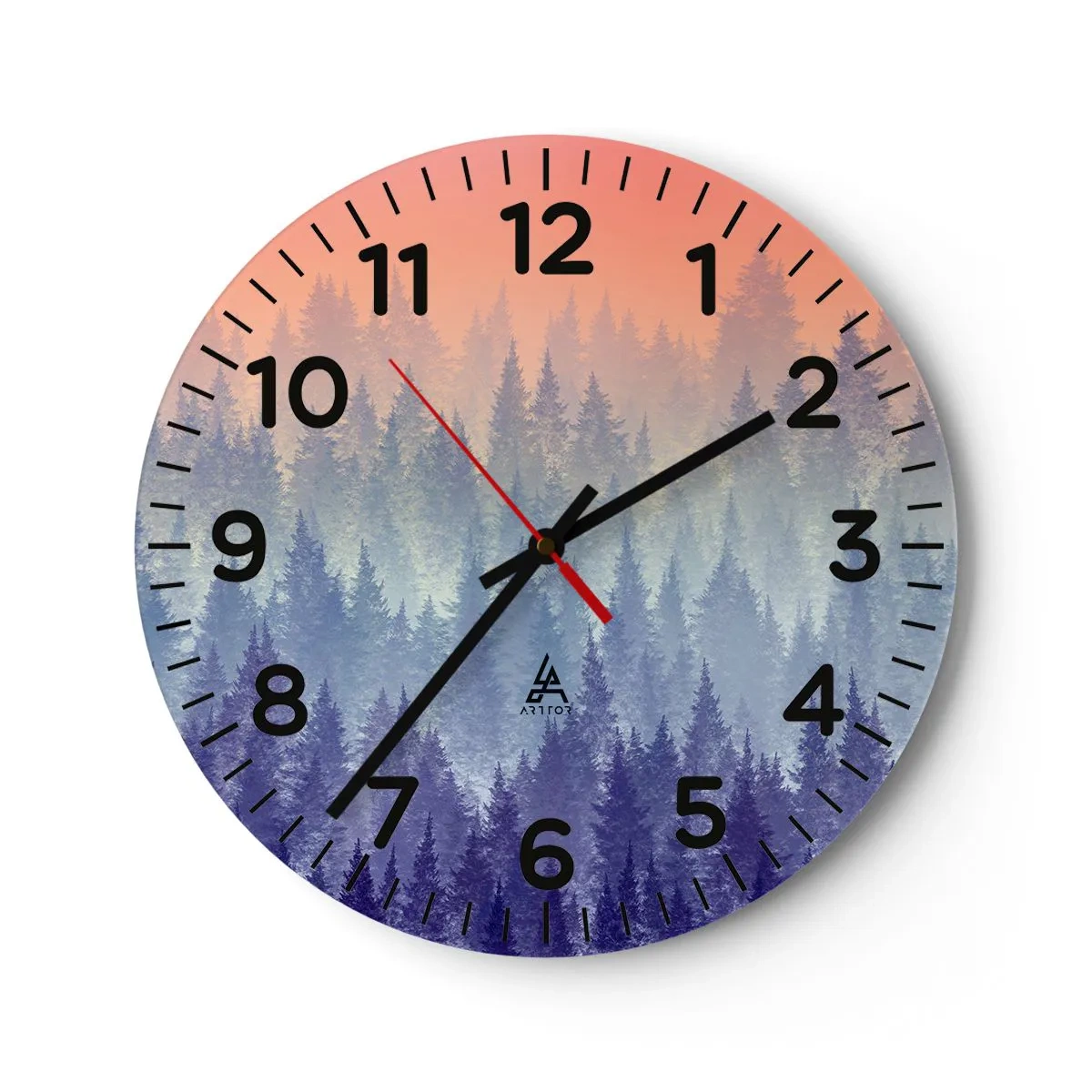 Nástenné hodiny - Vysoko, vyššie, do neba - 30x30 cm