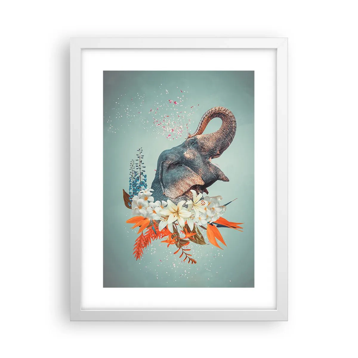 Plagát v bielom ráme - Rev radosti - 30x40 cm