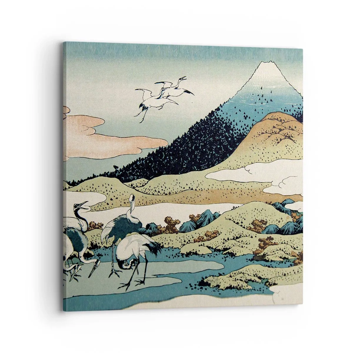 Obraz na plátne - V japonskom duchu - 70x70 cm