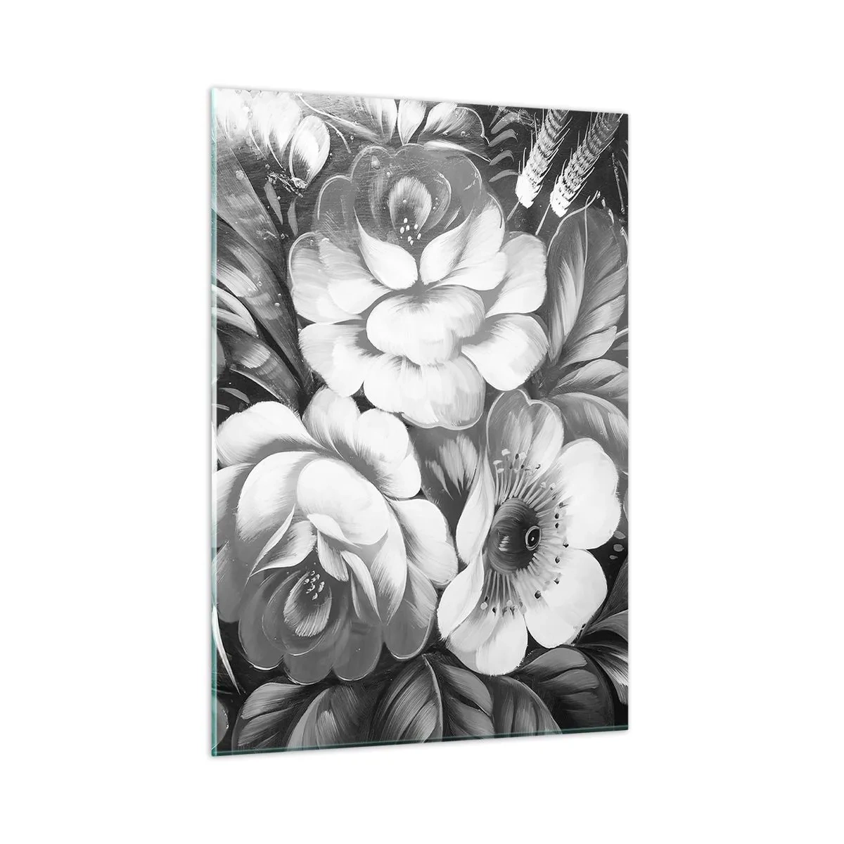 Obraz na skle - Krásne dokonca v šedej - 50x70 cm