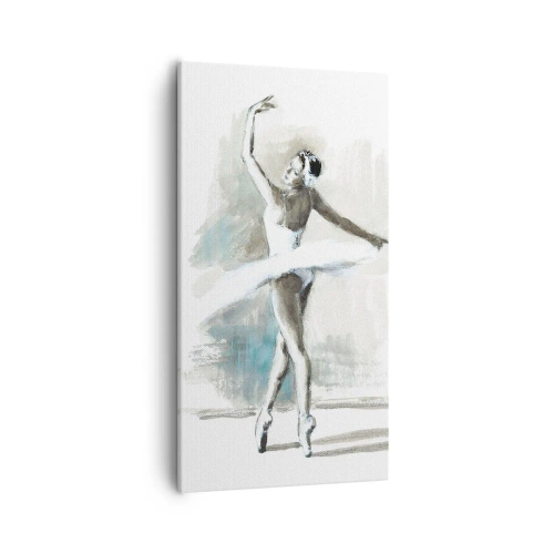 Obraz na plátne - Zakliata do labute - 55x100 cm