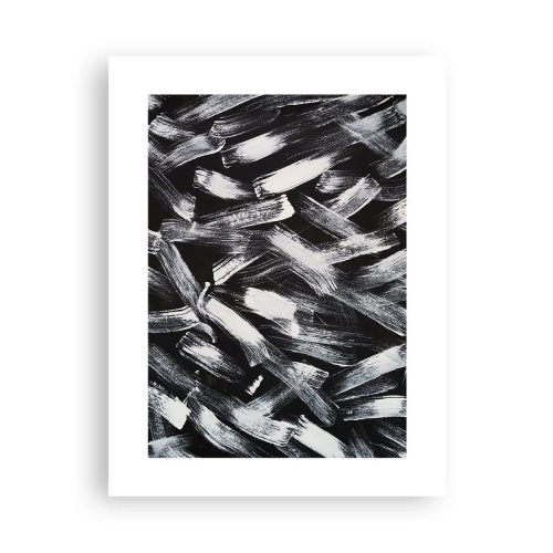 Plagát - Abstrakcia v industriálnom duchu - 30x40 cm