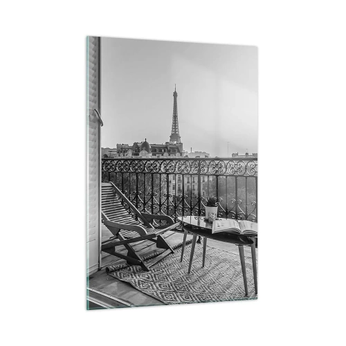Obraz na skle - Parížske popoludnie - 50x70 cm