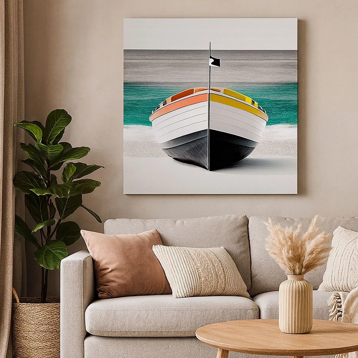 Obraz na plátne - Na správnom mieste - 30x30 cm