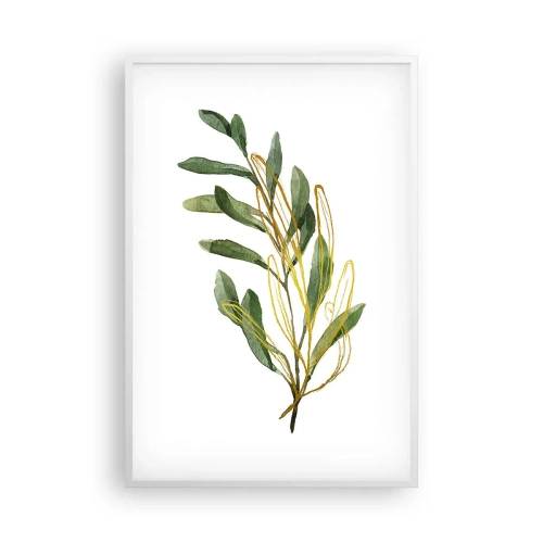 Plagát v bielom ráme - Všetko, čo je dobré - 61x91 cm