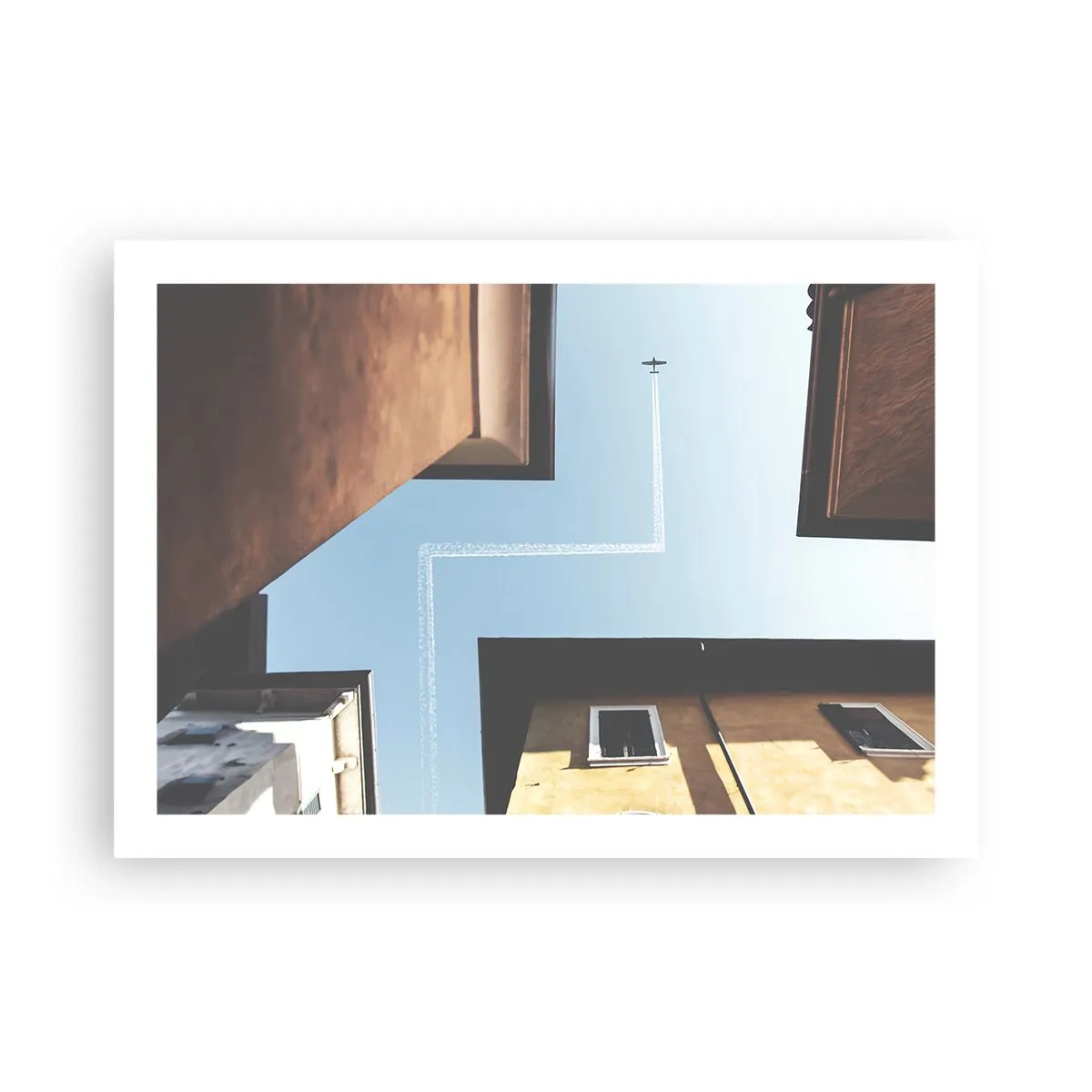 Plagát - Nad mestským labyrintom - 70x50 cm