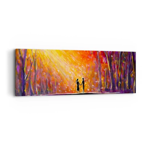 Obraz na plátne - Nebo ich tiež miluje - 90x30 cm