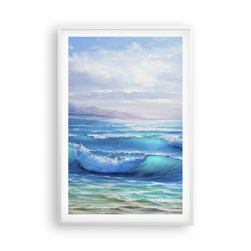 Plagát v bielom ráme - Prináša ukojenie - 61x91 cm