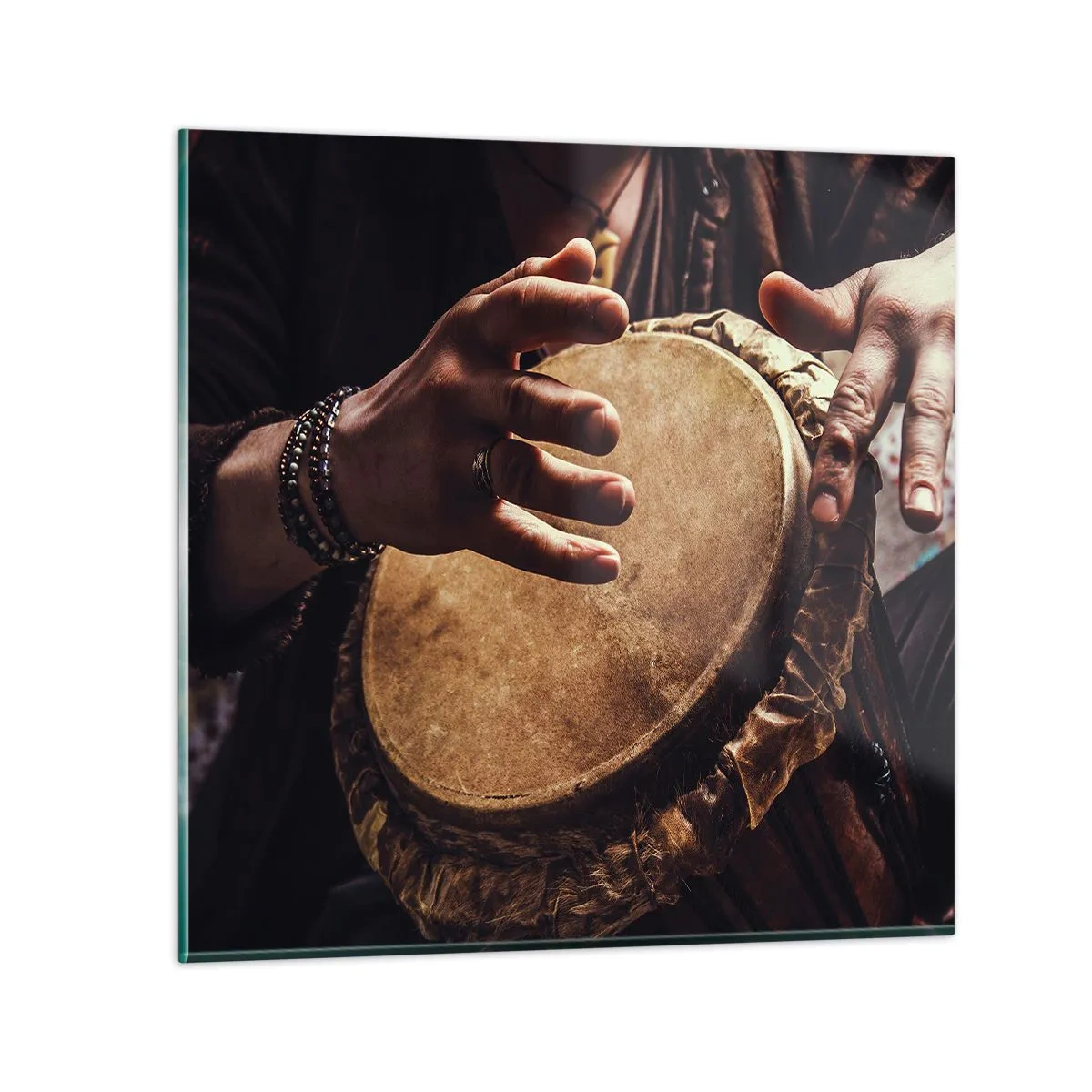 Obraz na skle - V rytme srdca - 50x50 cm