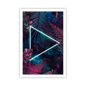 Plagát - Záhrada v disco štýle - 61x91 cm
