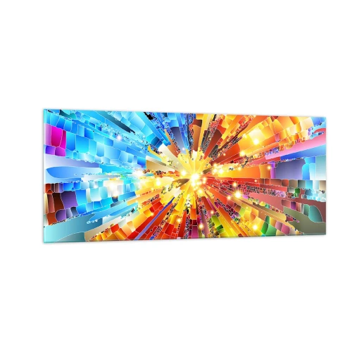 Obraz na skle - In medias res - 100x40 cm