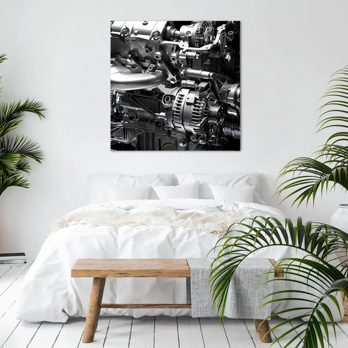 Obraz na plátne - Kovový, krásny, silný - 40x40 cm