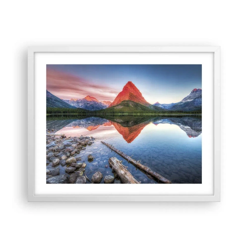 Plagát v bielom ráme - Teplo a chlad - 50x40 cm