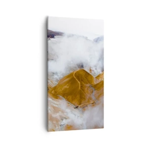 Obraz na plátne - Drsná krása Islandu - 55x100 cm