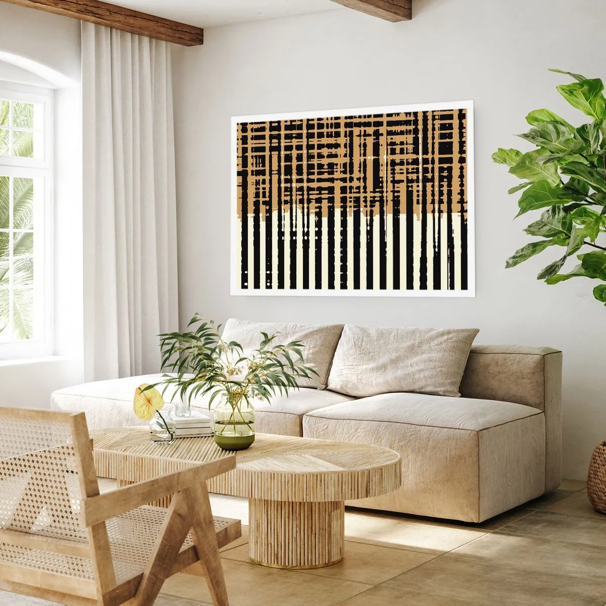 Plagát - Architektonická abstrakcia - 91x61 cm