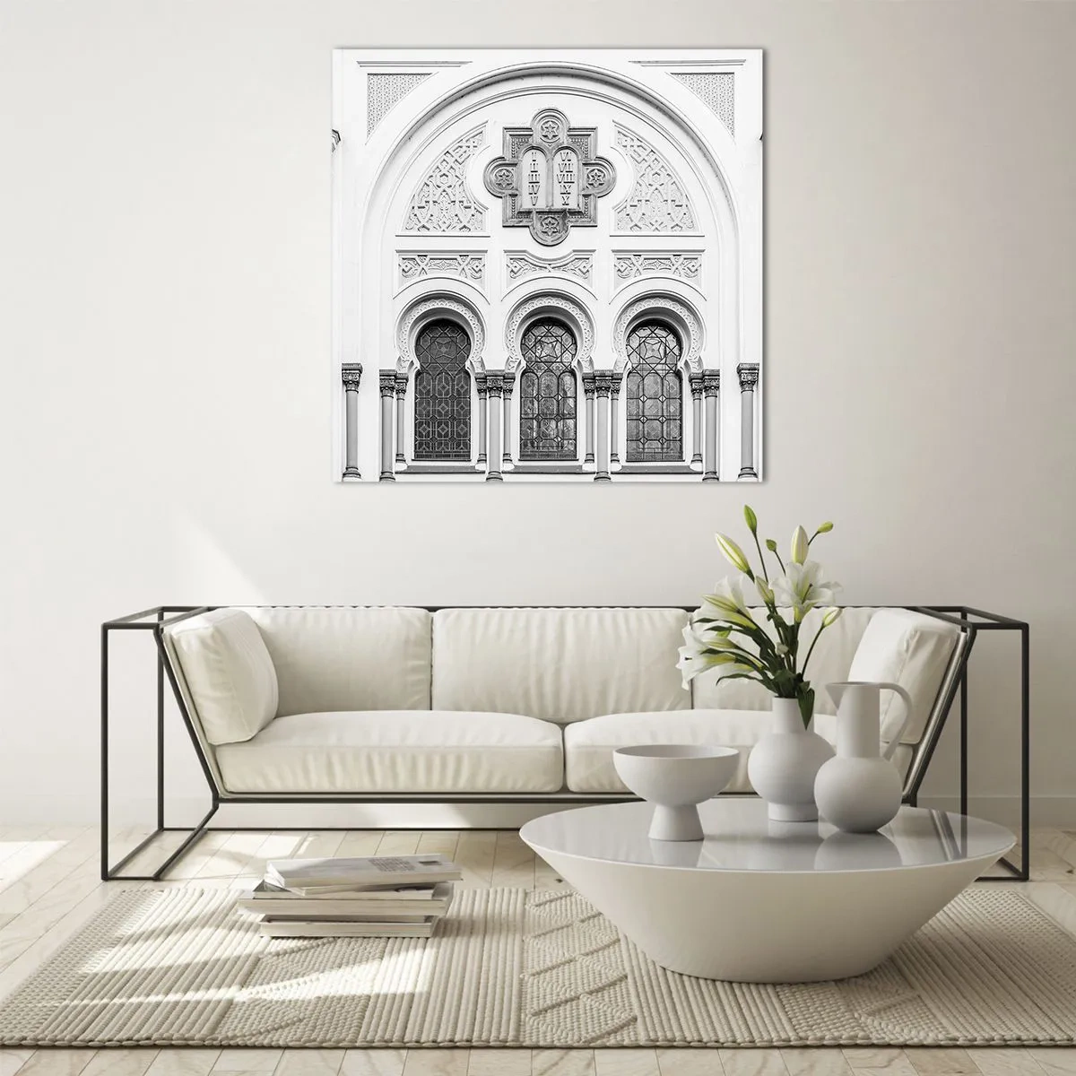 Obraz na skle - Na pomedzí kultúr - 50x50 cm