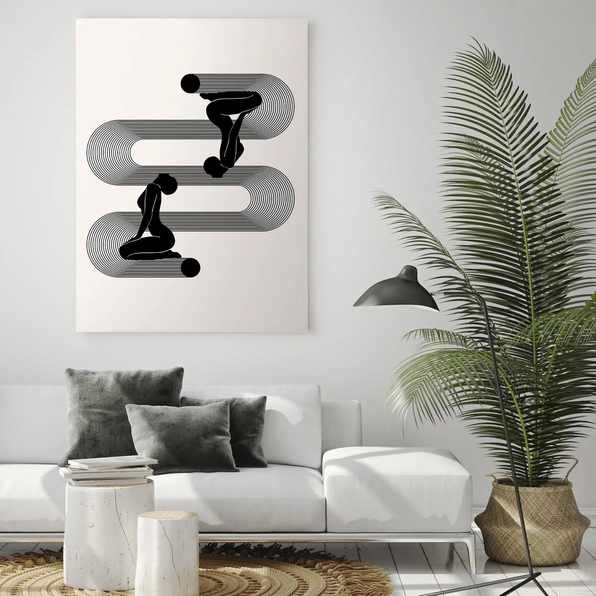 Obraz na skle - Zmyselná symetria - 70x100 cm