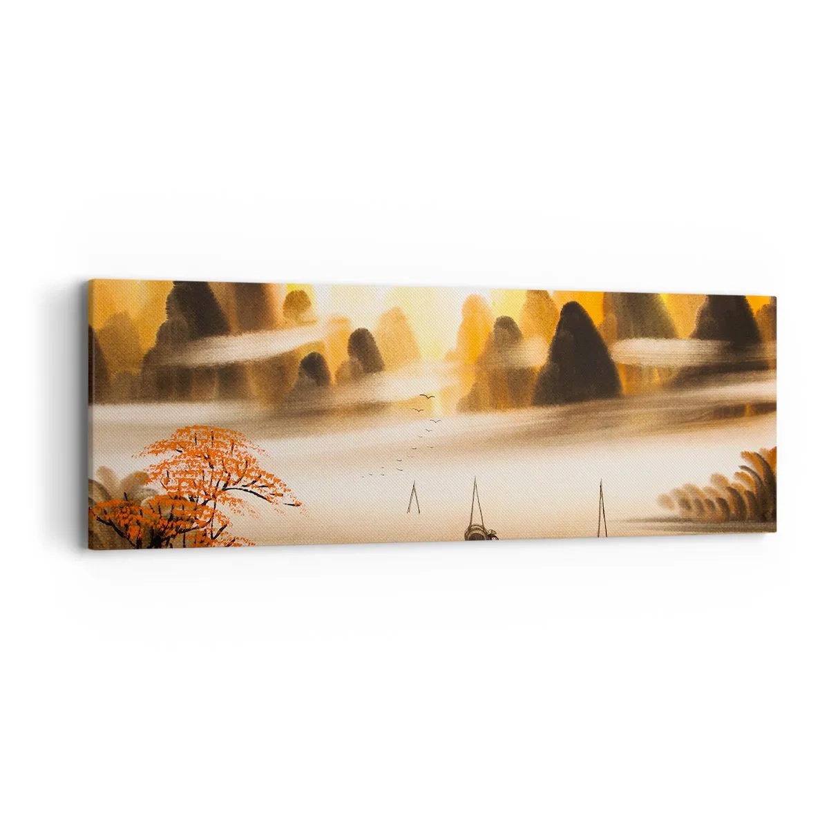 Obraz na plátne - Ďalej ako na Ďalekom východe - 90x30 cm