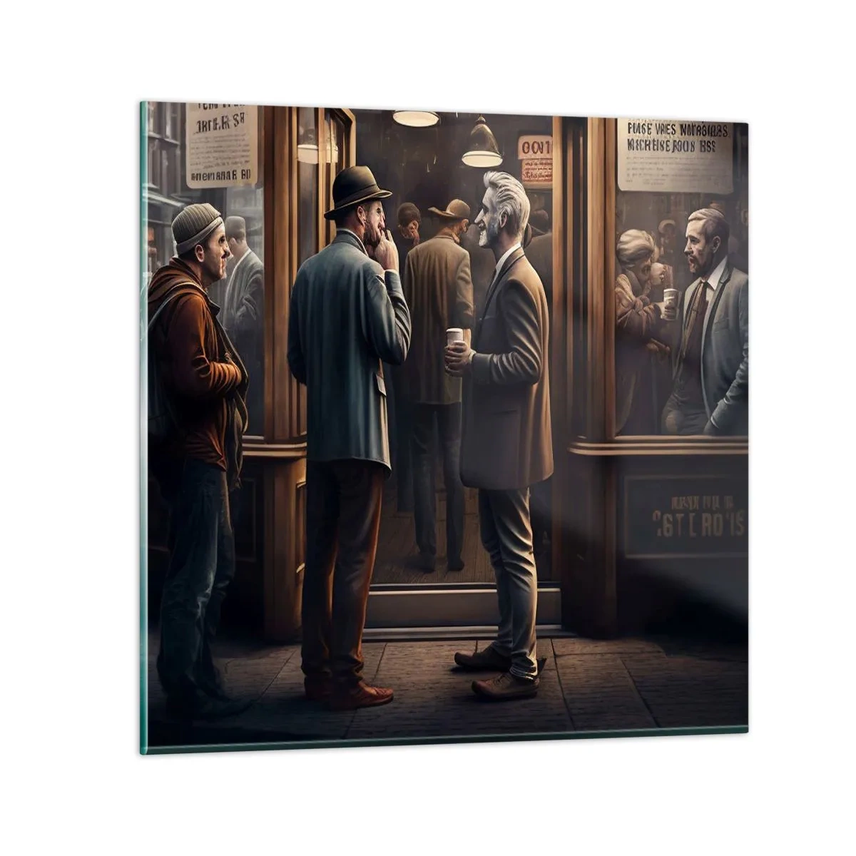 Obraz na skle - Dobrá chvíľa dňa - 70x70 cm