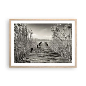 Plagát v ráme zo svetlého duba - V ústraní tráv - 70x50 cm