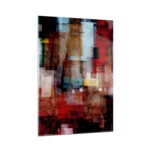Obraz na skle - Chaos a zmätok - 50x70 cm