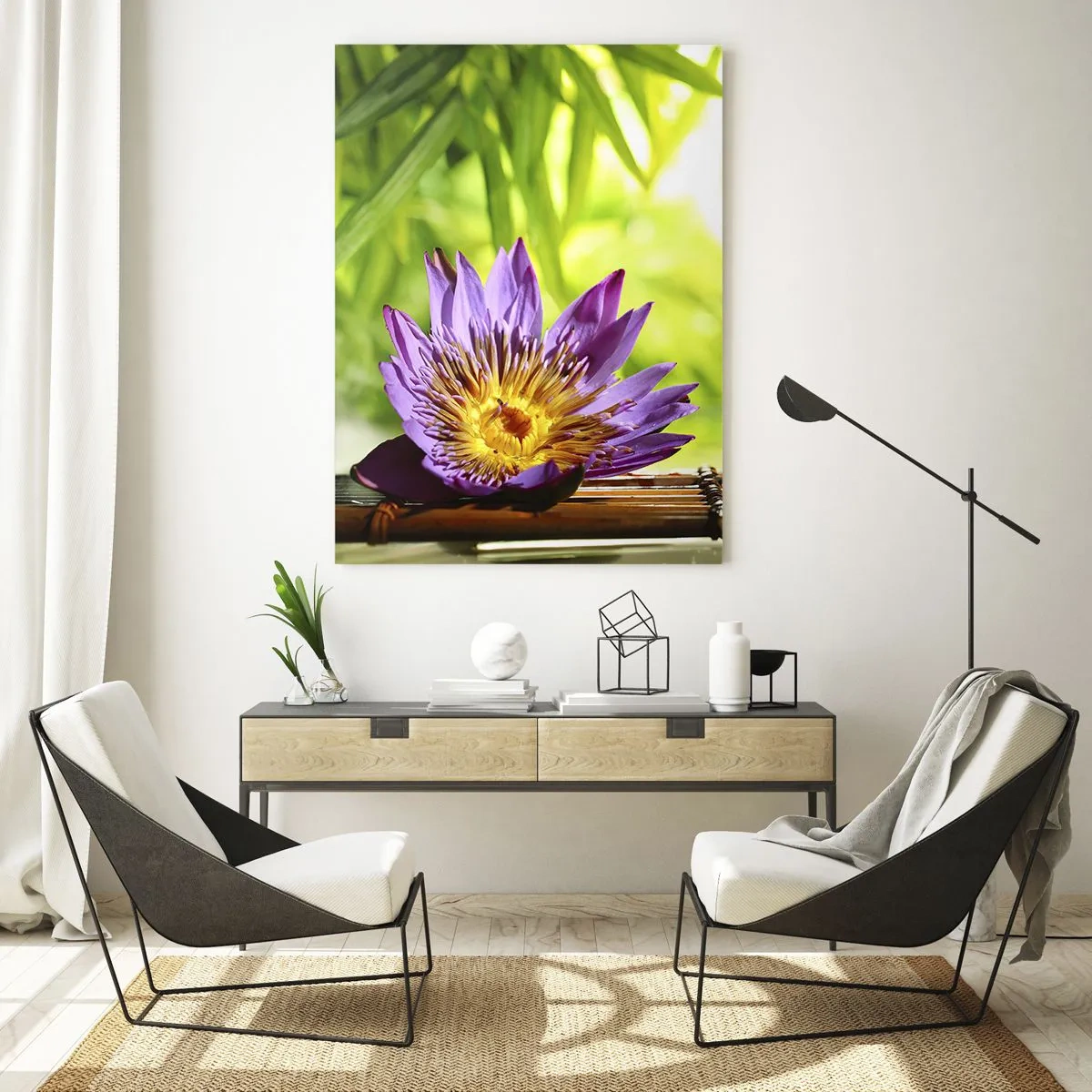 Obraz na skle - Na ázijskom slnku - 50x70 cm