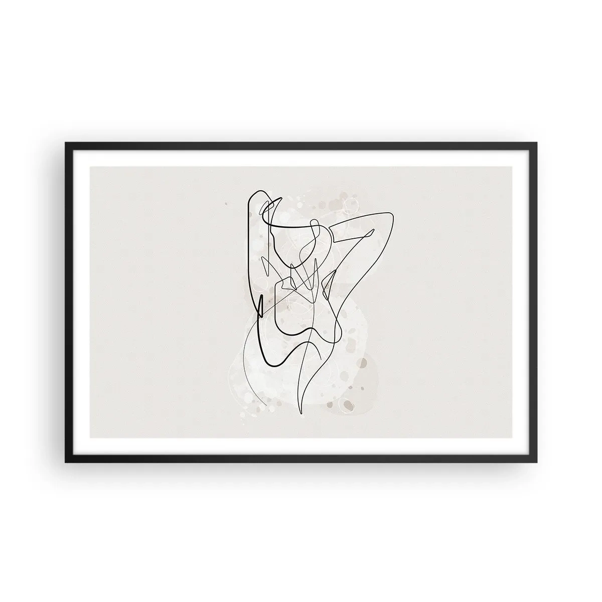 Plagát v čiernom ráme - Umenie zvádzania - 91x61 cm