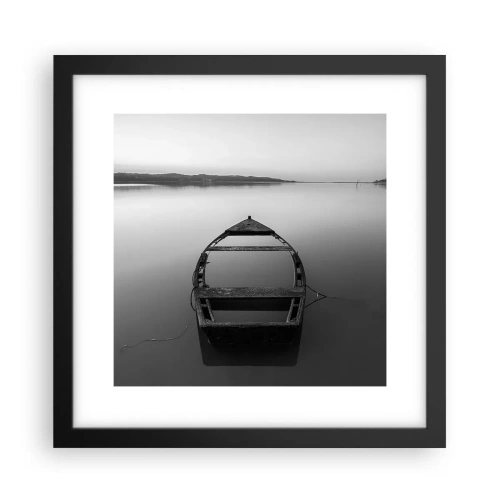 Plagát v čiernom ráme - Túžba a melanchólia - 30x30 cm